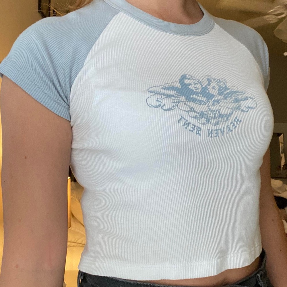 Brandy Melville (John Galt) angel baby tee